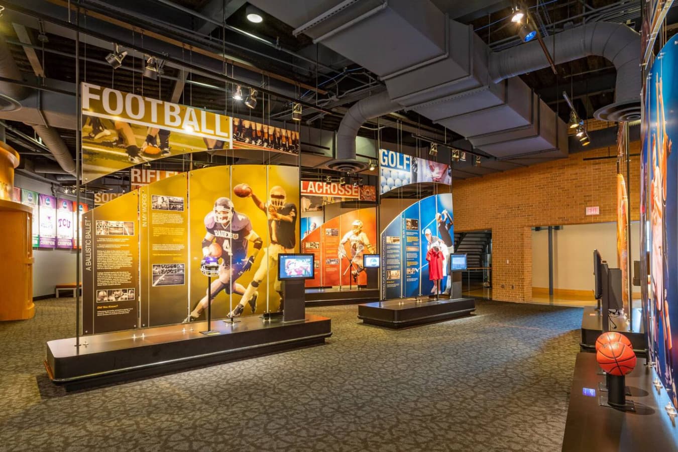 Celebrate sports legends at the NCAA Hall of Champions, just 15 minutes away.
