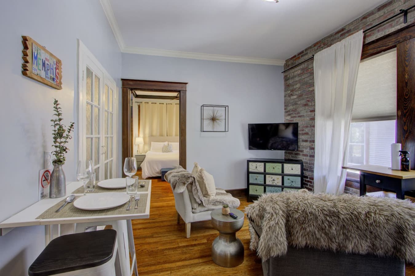 Smart TV - sit back, relax, and enjoy your favorite shows after a day in the city.
