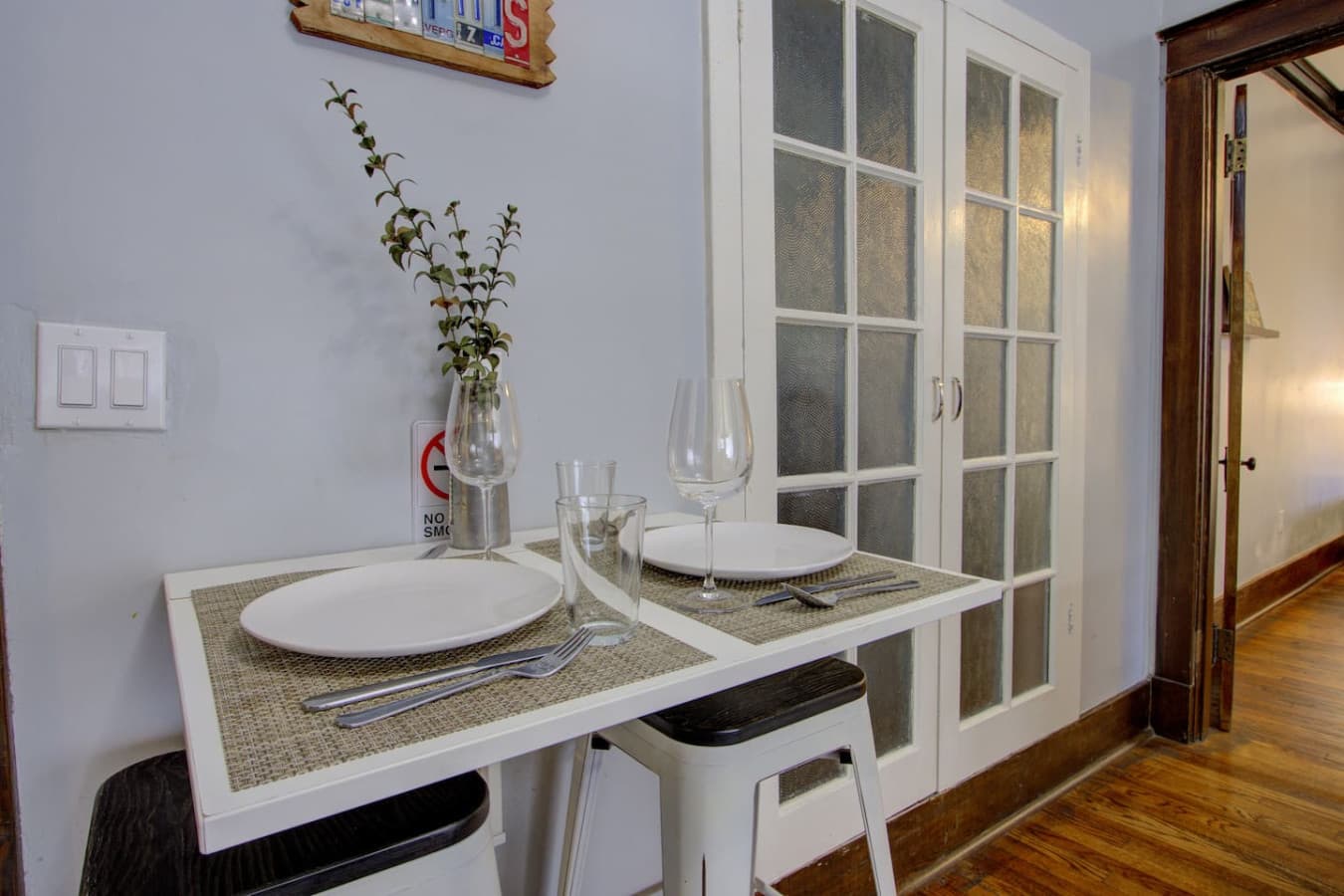 Enjoy coffee in the mornings or a hearty home cooked meal.