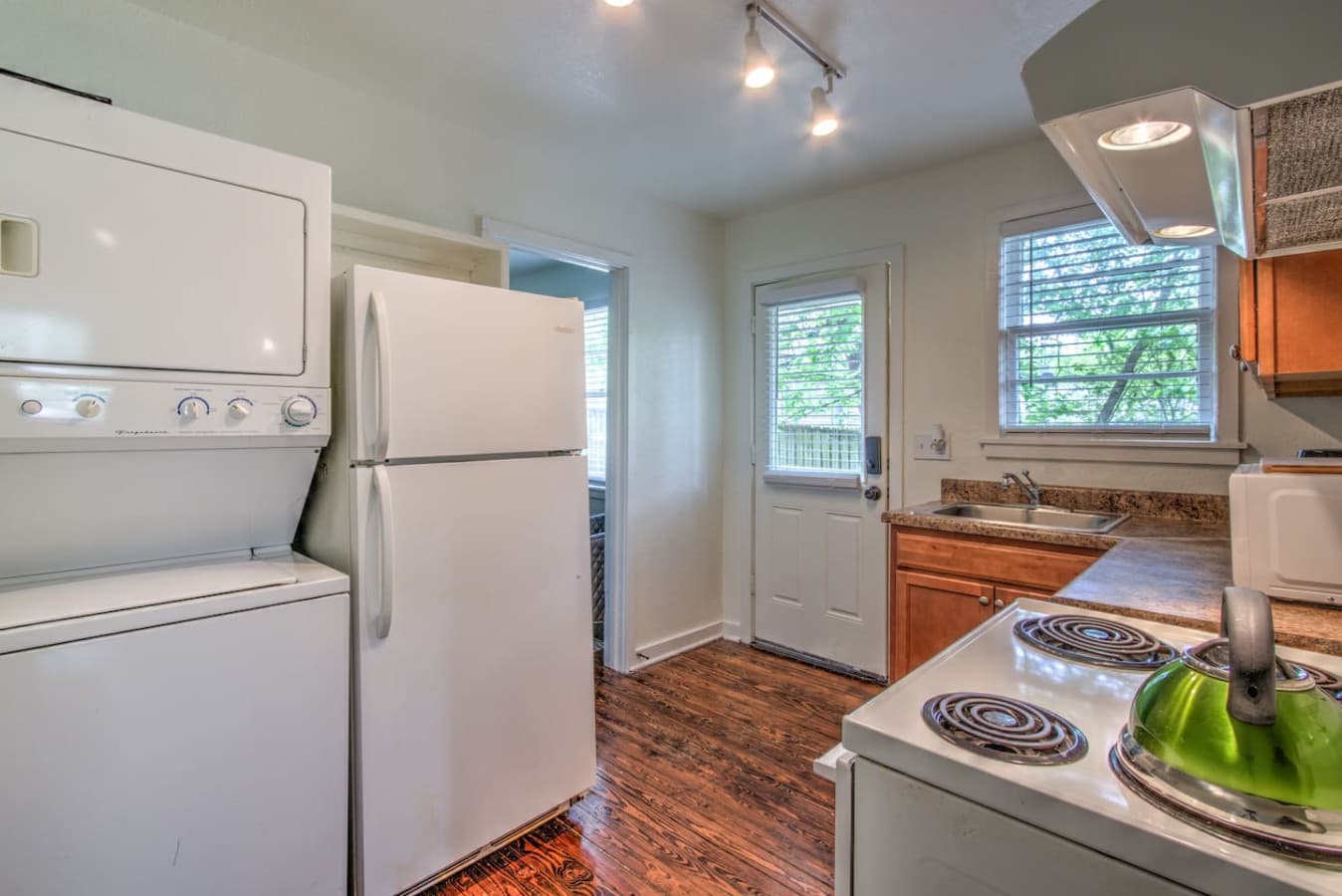Full-size laundry and we'll make sure to have laundry soap available for you if you need it.