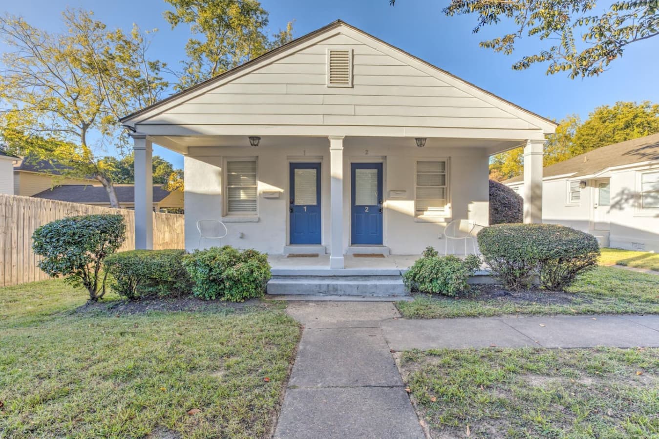 View of the front of your cottage