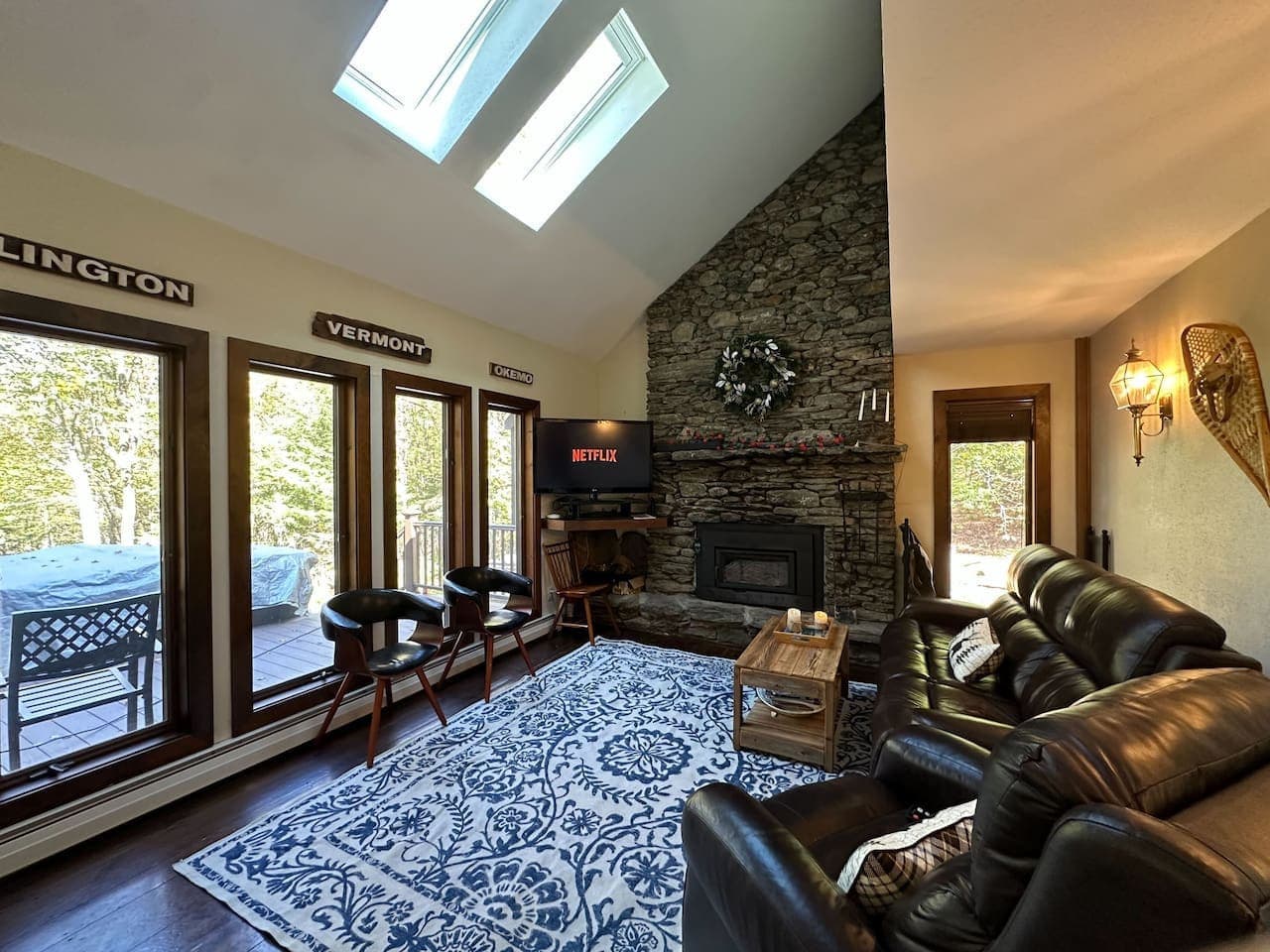 Endless mountain views from the comfort of your couch.