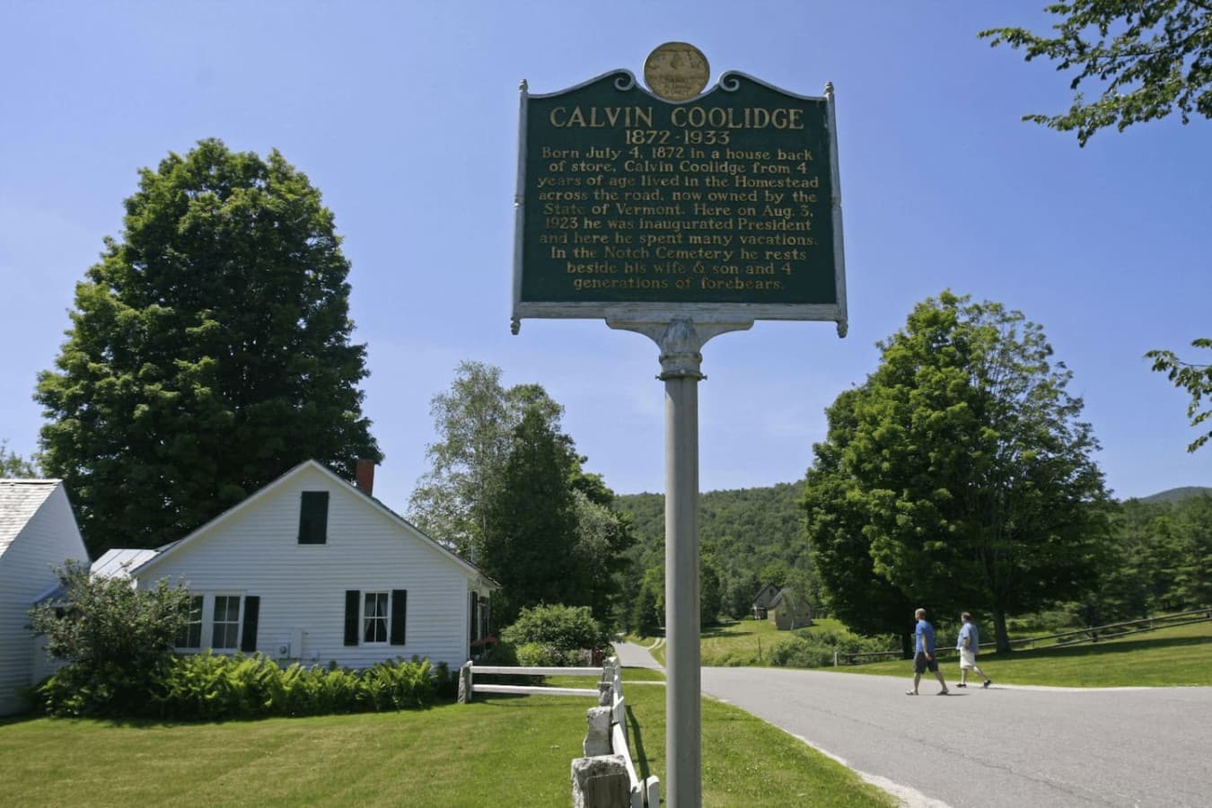 10 minutes to the President Calvin Coolidge State Historic Site—where you can walk in the footsteps of a president... and maybe even get some presidential inspiration!