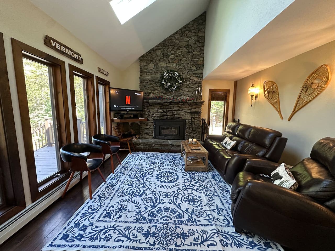 Settle in, take in the views, and enjoy the heart of the cabin.