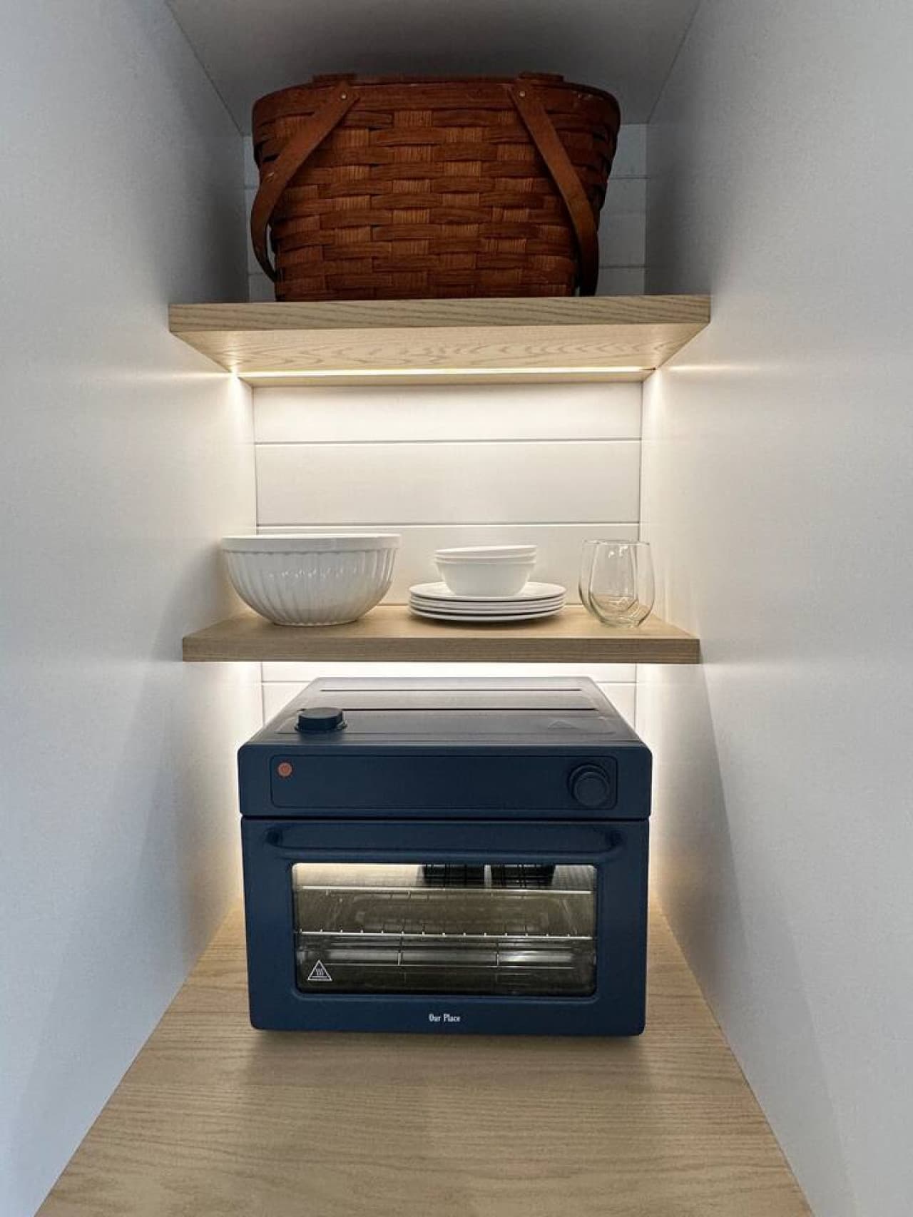 Luna Studio: Convenience meets style with this well-designed kitchen.