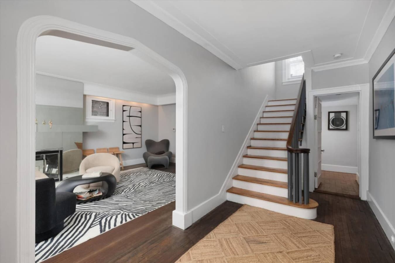 Stairs, hallways, and thoughtful layout create smooth transitions between the home’s multiple levels.