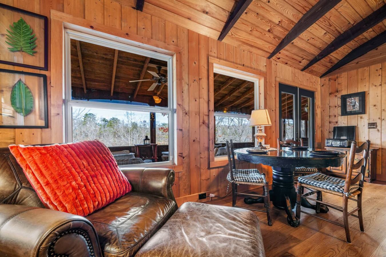 Comfortable living room seating perfect for relaxing and unwinding.