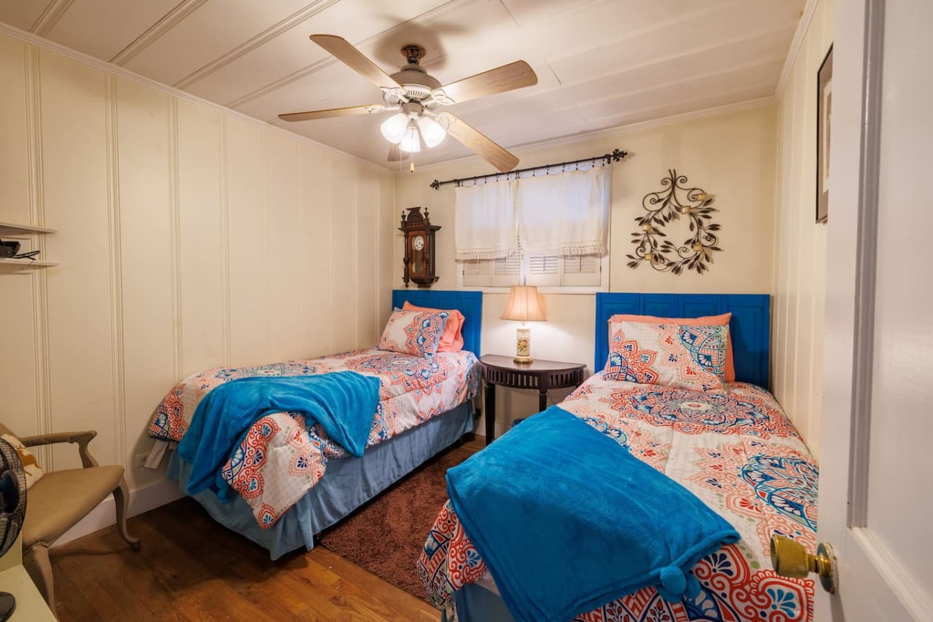 Bedroom 2 with two comfortable single beds.