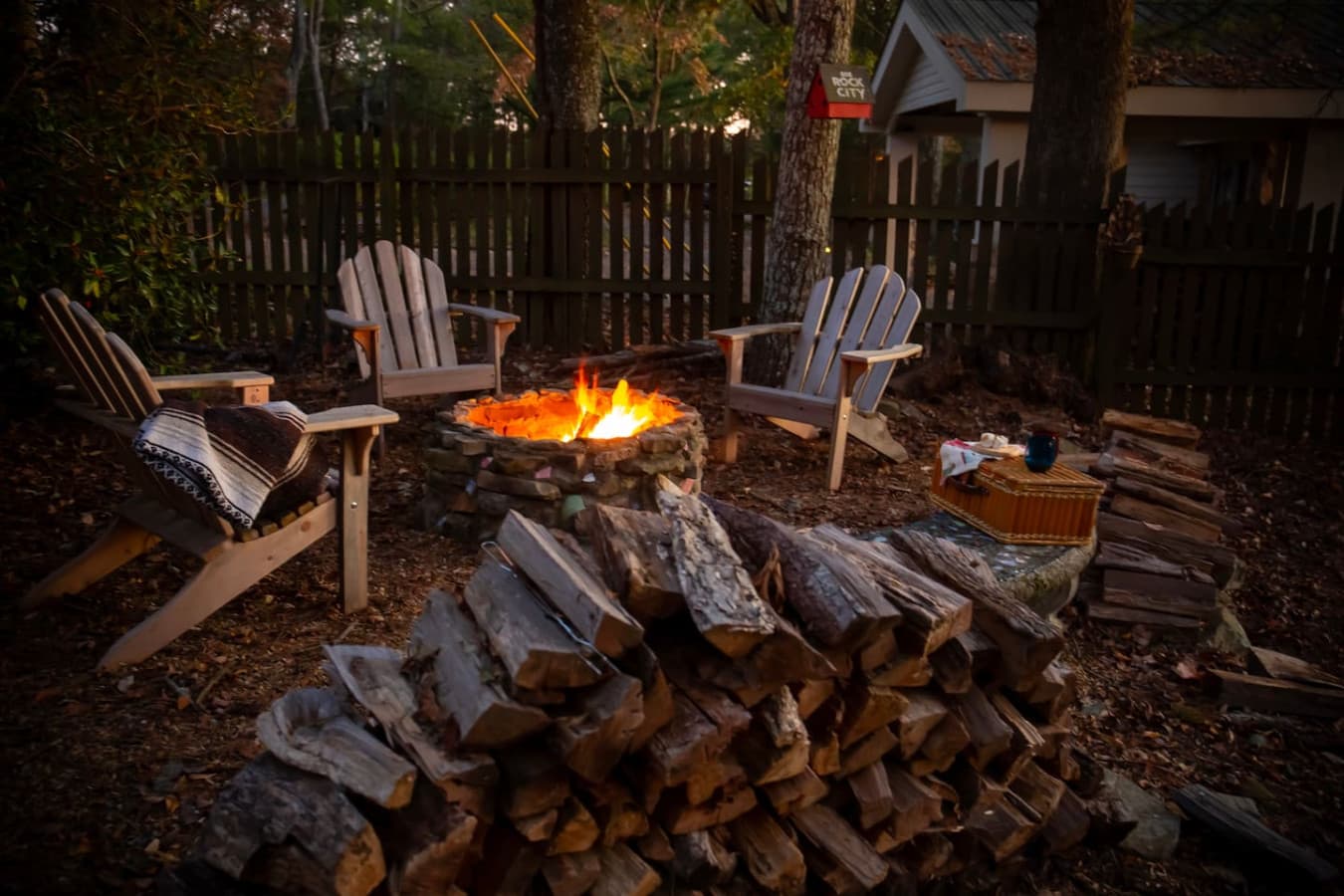 Gather ‘round the fire pit and make memories.