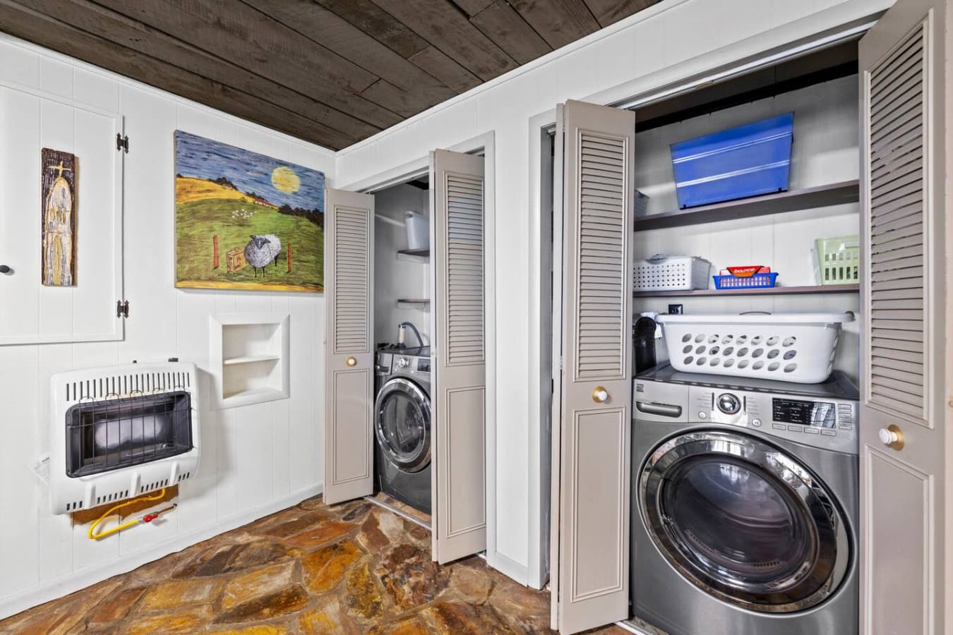 Travel light—laundry access makes extended stays easy.