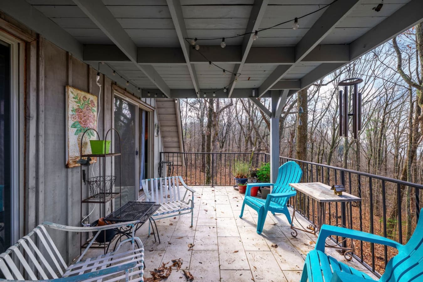Unwind on one of the three porches and take in the peaceful scenery.