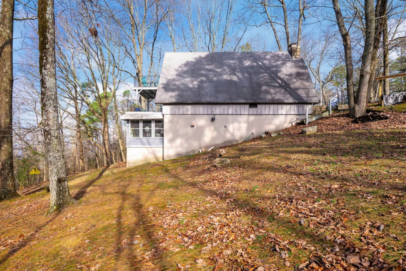 Side view of the Acorn Ridge.