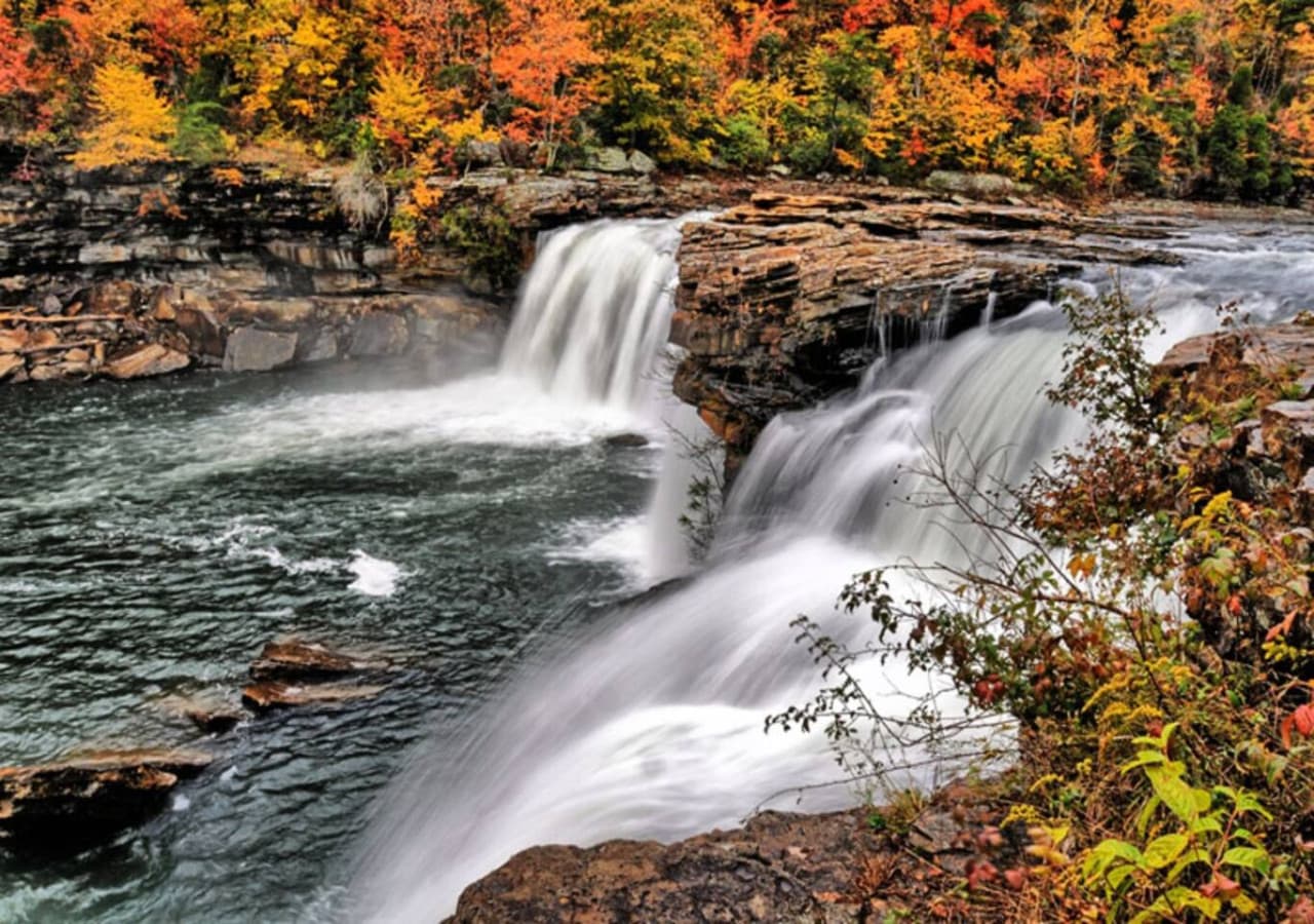 About 40 minutes drive away is the Little River Canyon. Hike to the hippie hole for a swim in the falls.