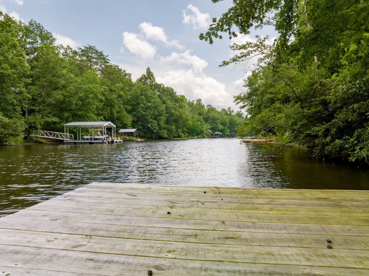 Easy river access from your private dock.