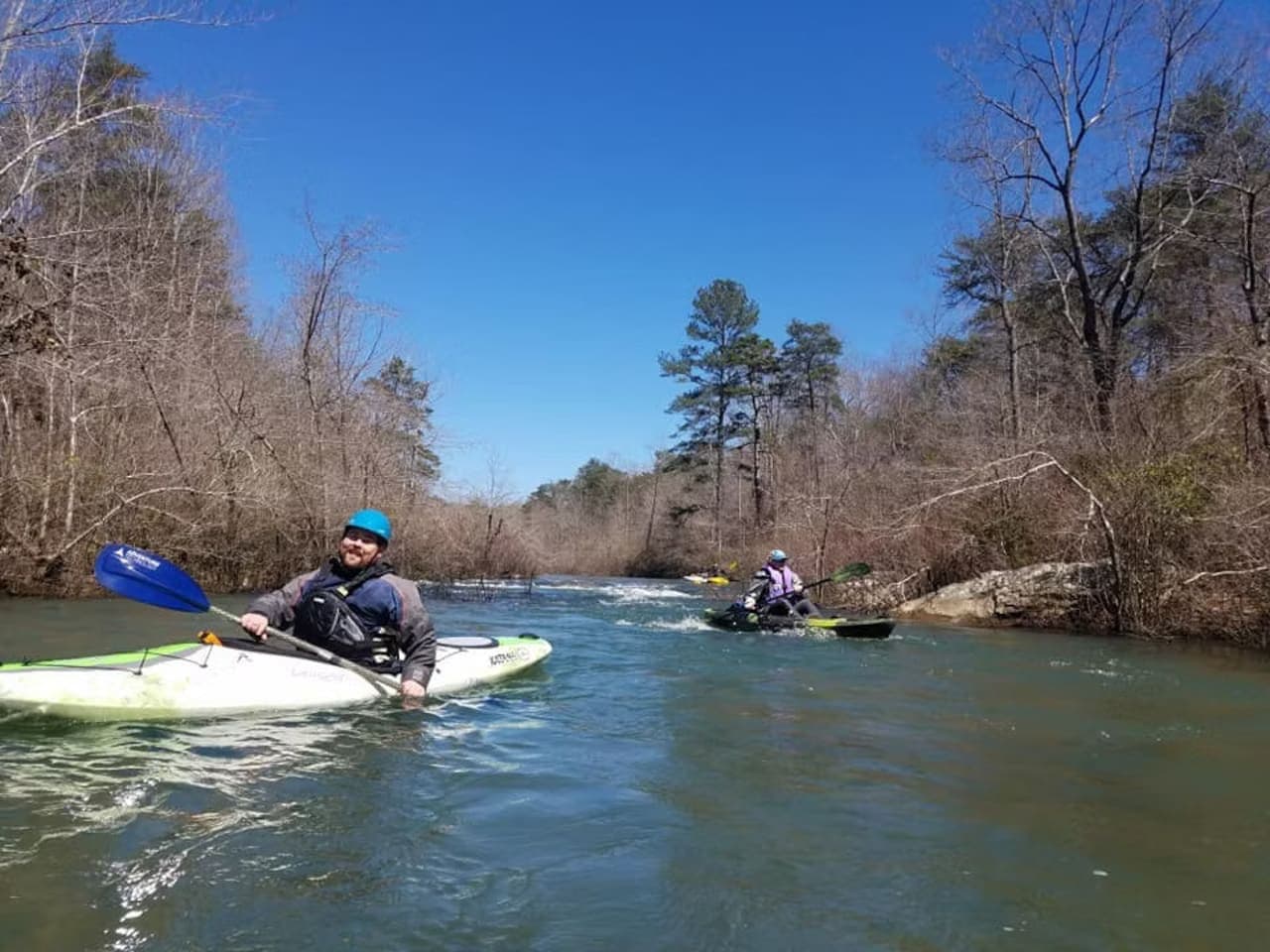 Paddle through peace along the East Fork of the Little River.