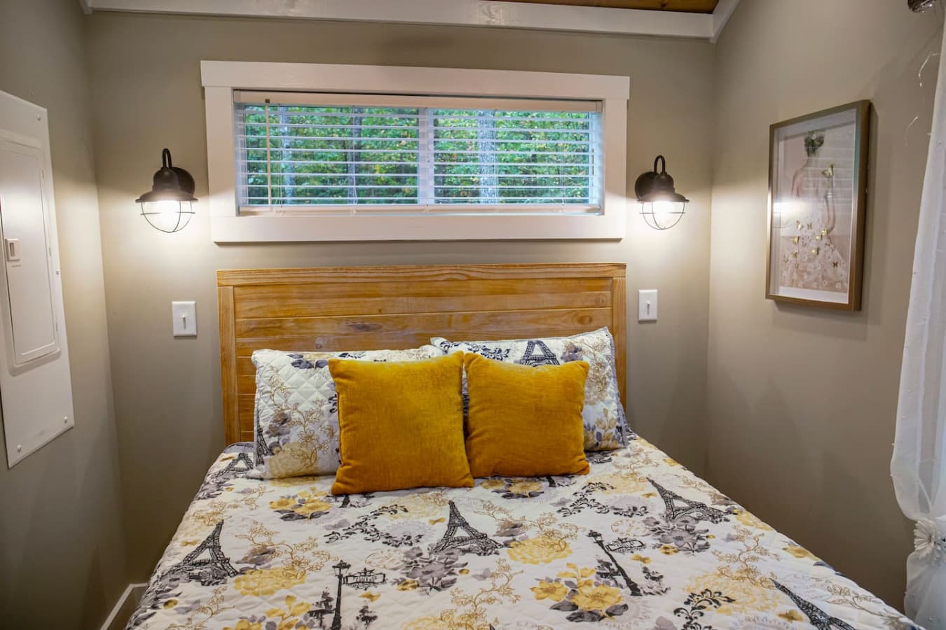 A peaceful retreat to recharge, with a Smart TV ready for cozy nights in.