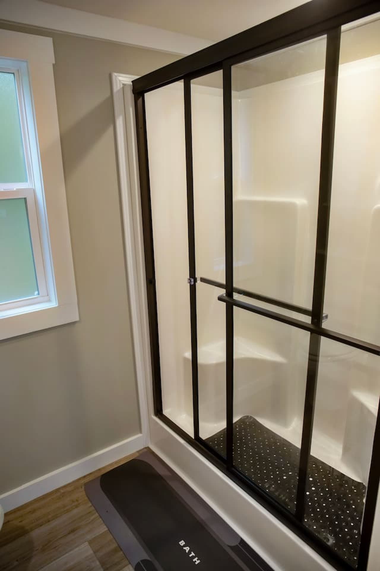 Refreshing shower space.