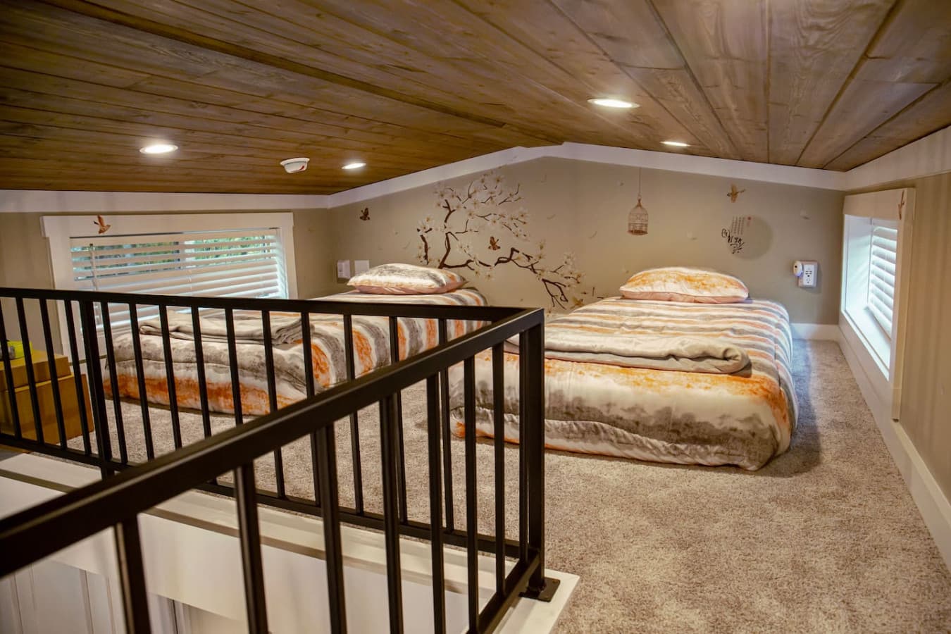 A fun, tucked-away space ideal for little adventurers or light sleepers seeking privacy.