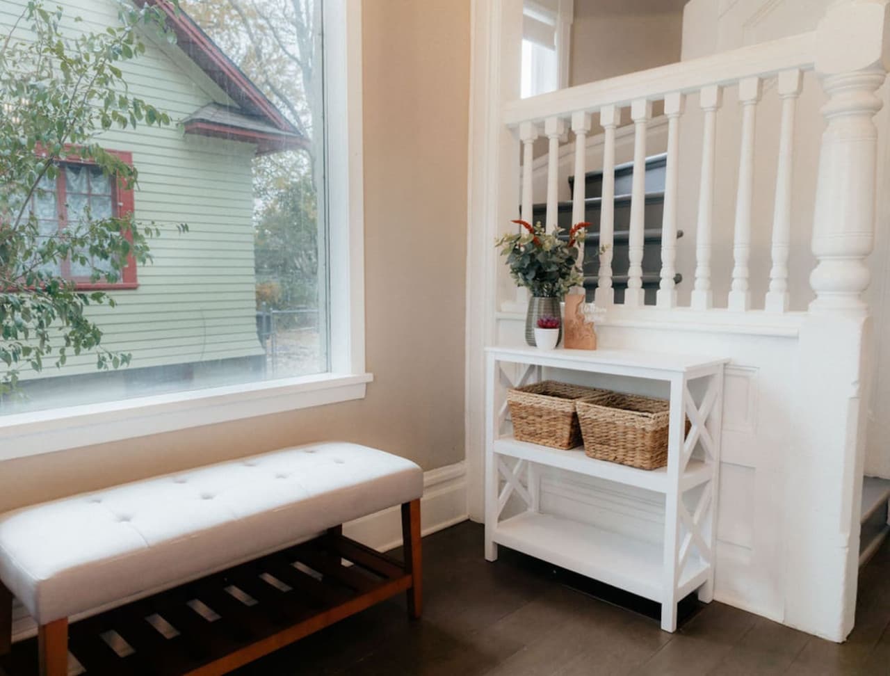 Huge windows for plenty of natural light.