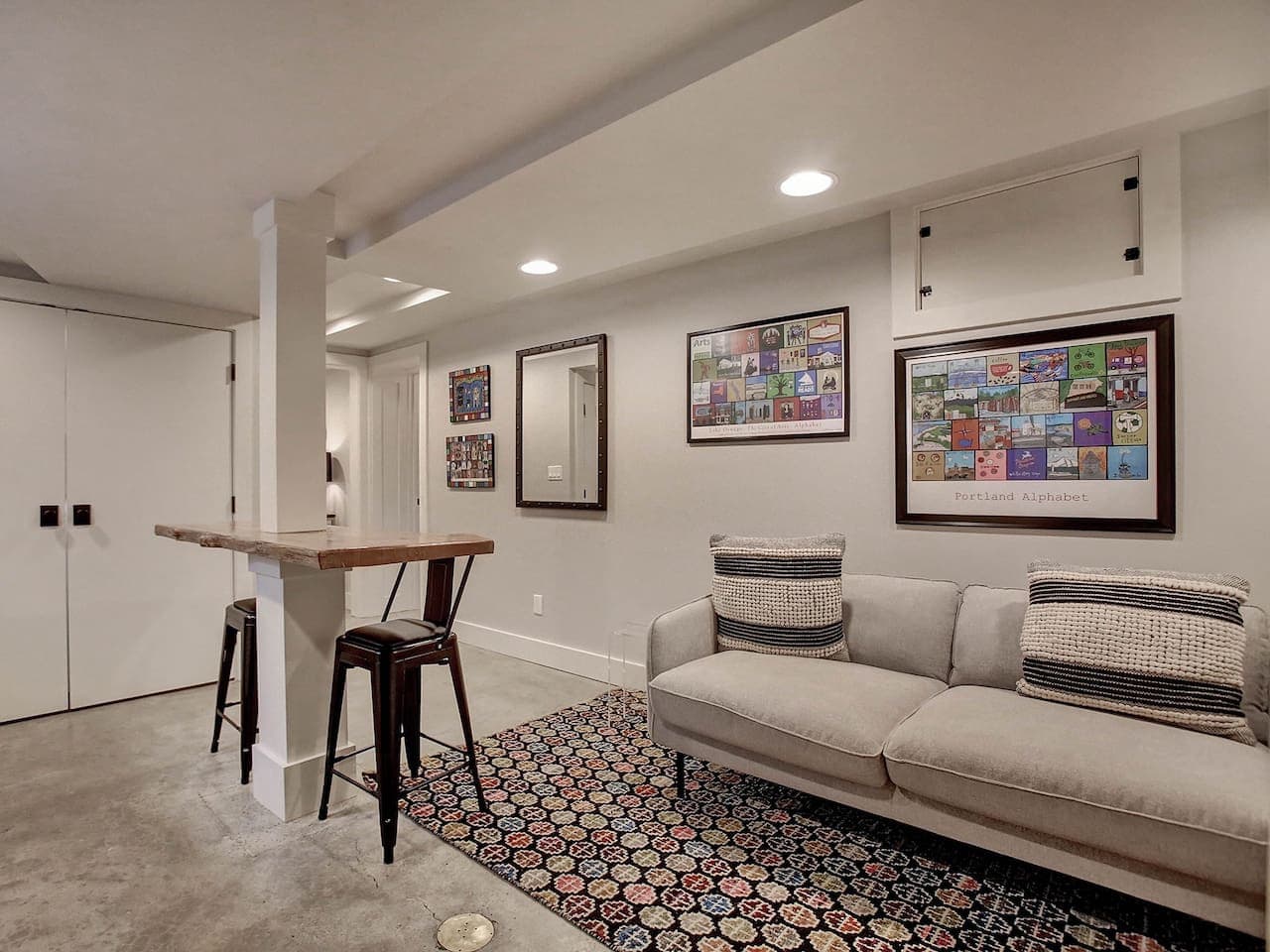Comfortable space to unwind and recharge.