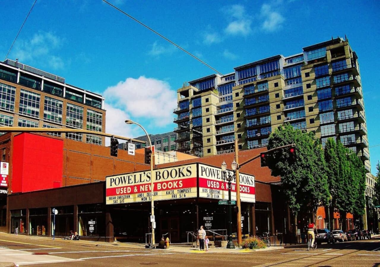 Powell's City of Books – 25 min drive - The world's largest independent bookstore in Portland's Pearl District. Spend hours browsing new and used books across multiple floors in this iconic literary destination.