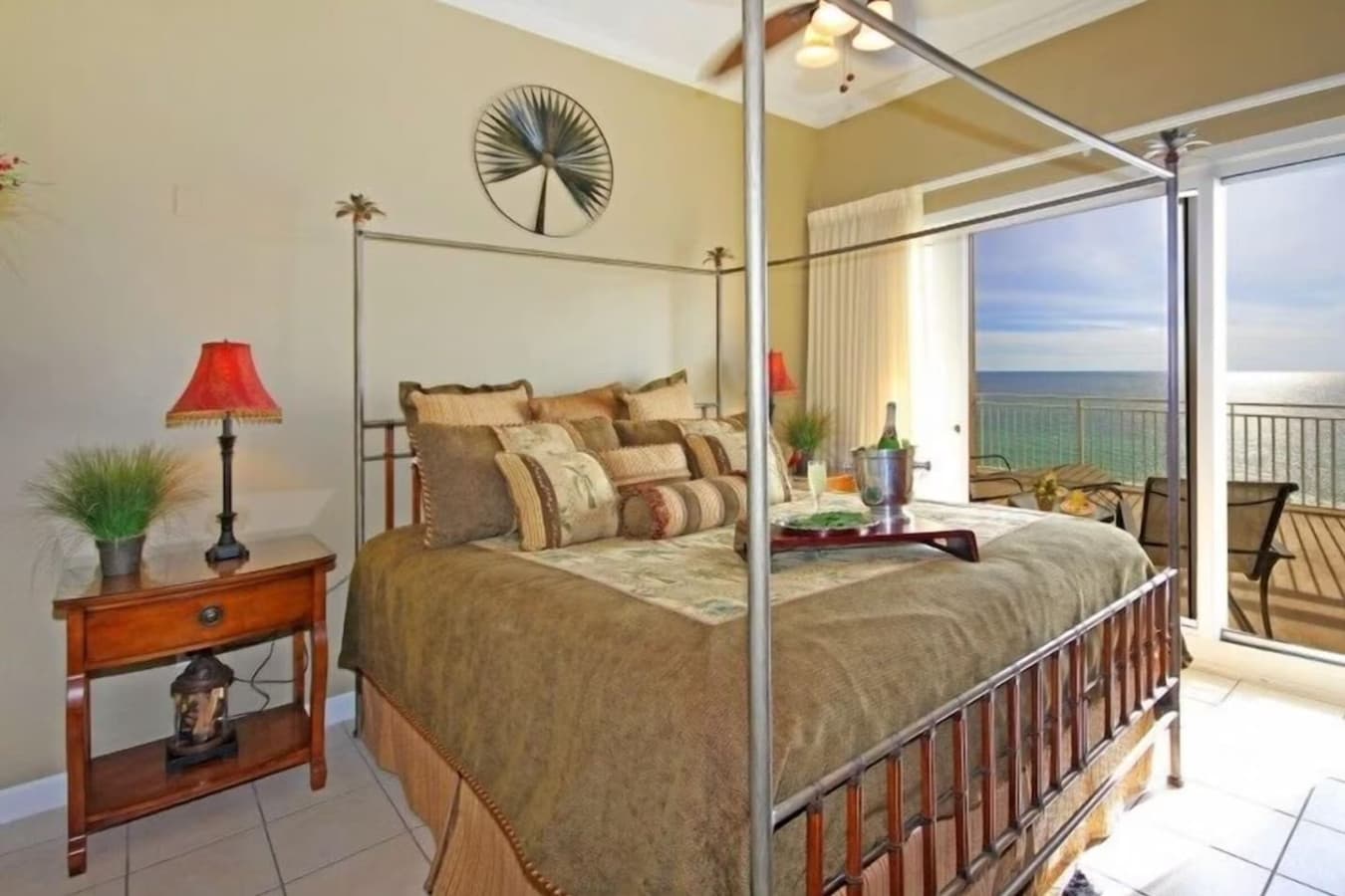 A peaceful retreat with a king bed, walk-in closet, and private ensuite—perfect for unwinding after a beach day.