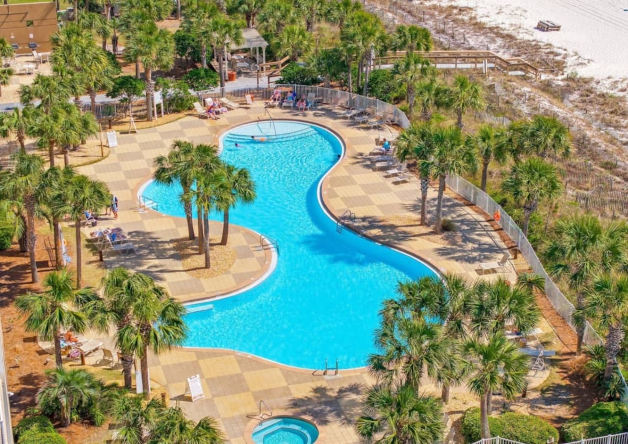 A peaceful space to relax, soak in the sun, and enjoy time outdoors after the beach.