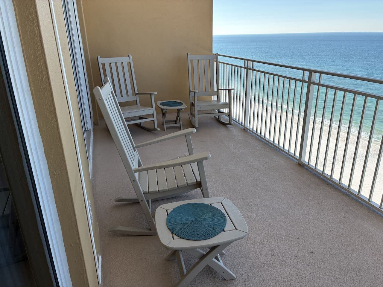 Perfect for sunrise coffee or sunset cocktails, with beautiful beach views.