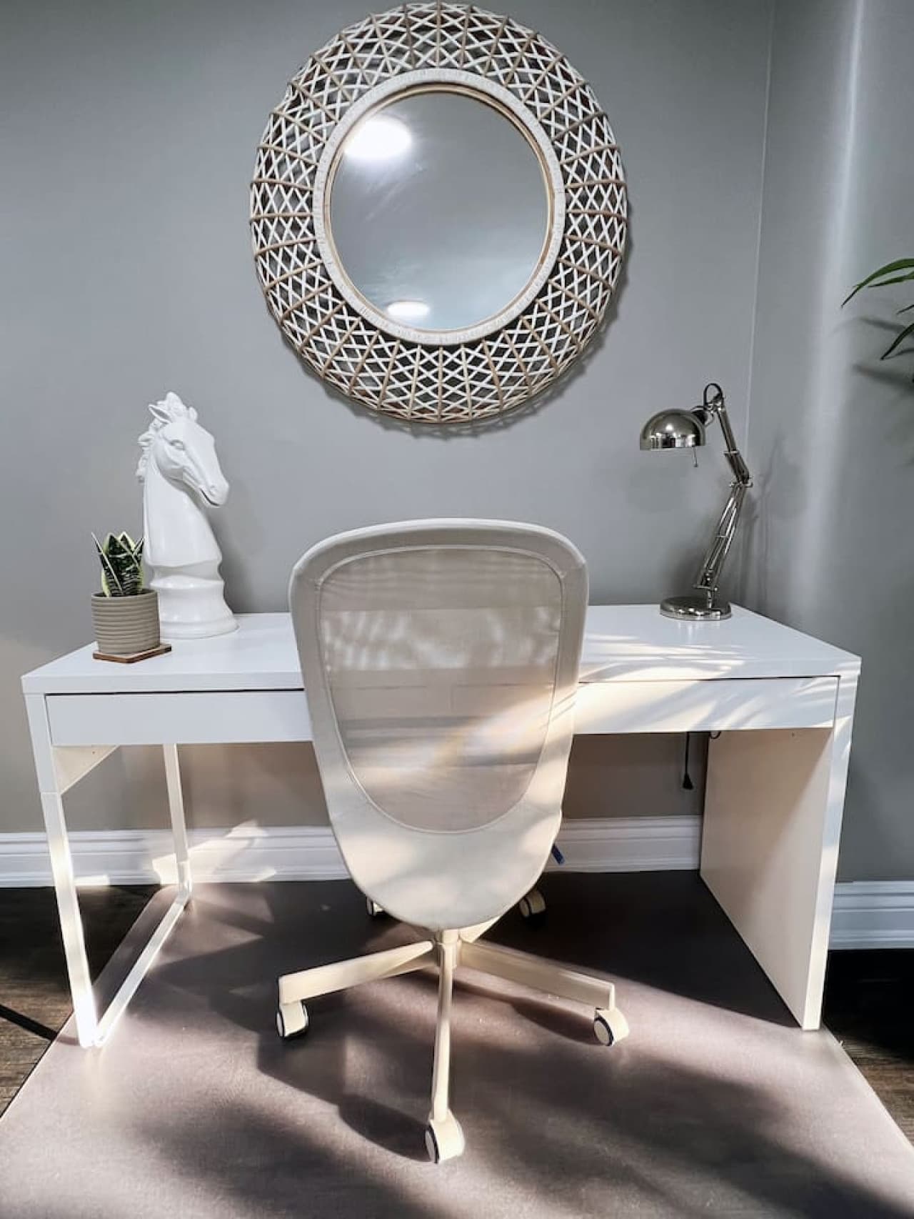 A desk for working or studying.