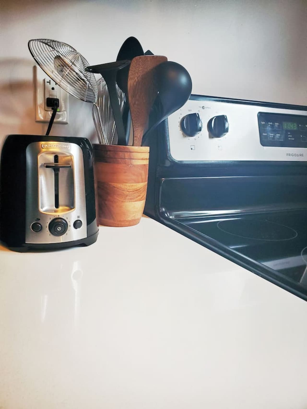Modern kitchen with all the cooking essentials.