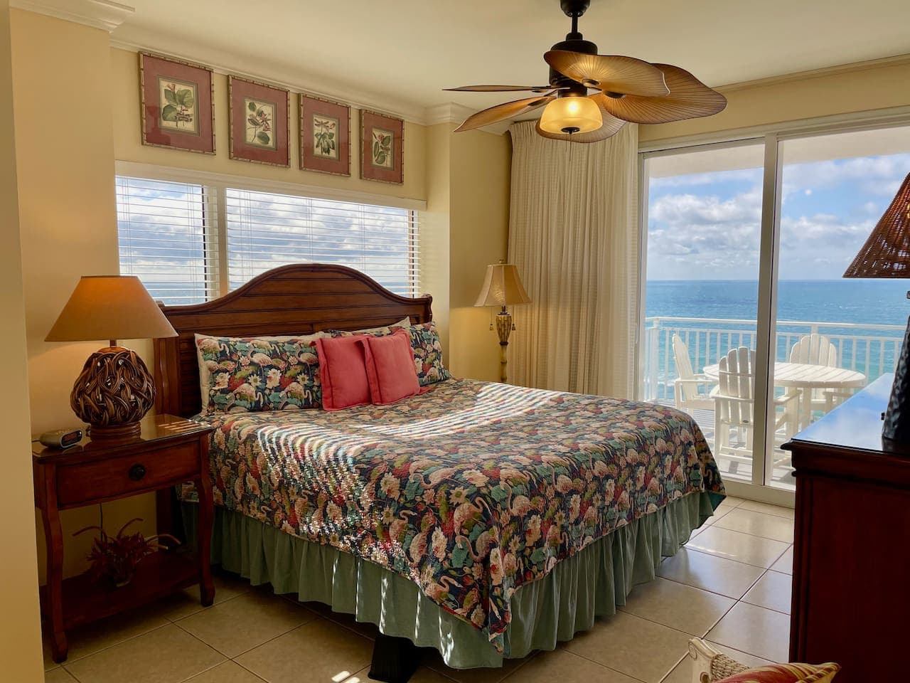 A calm king-bed space to recharge after a day on the sand, with a private ensuite just steps away.