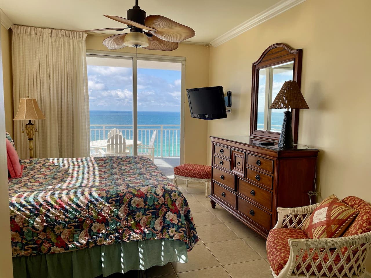 Settle in for a quiet night, coastal breezes outside and everything you need close by.