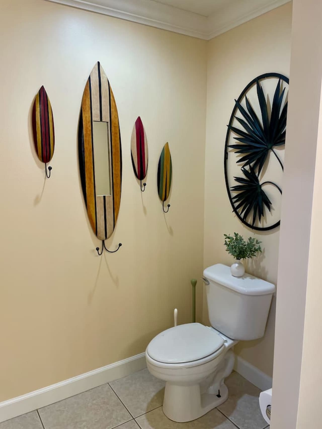 Another private ensuite stocked with shampoo, conditioner, and body wash for effortless mornings.