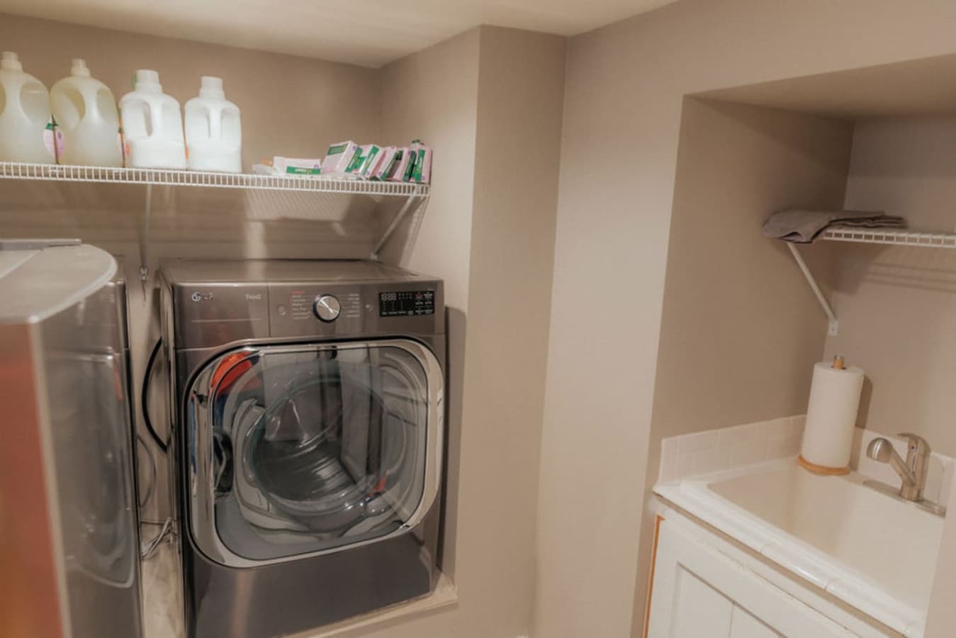 Travel lighter with in-unit laundry.
