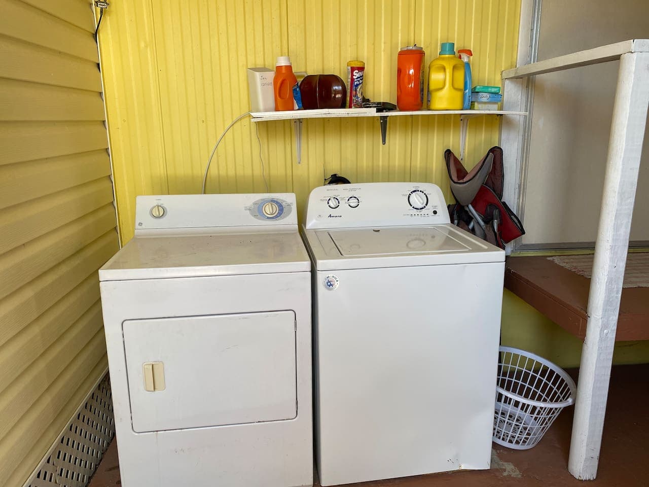 No need to worry, you can do all your laundry here.