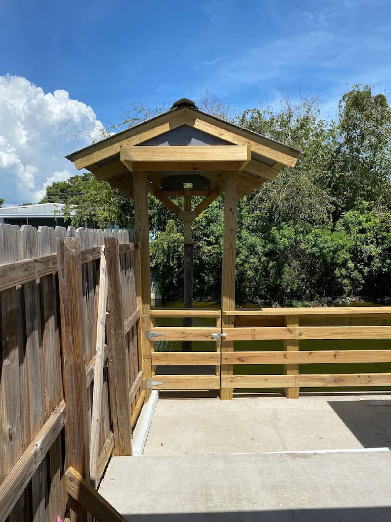 Warning, Opening up that gate may lead to fun, adventure and a great fishing story to tell the folks back home.