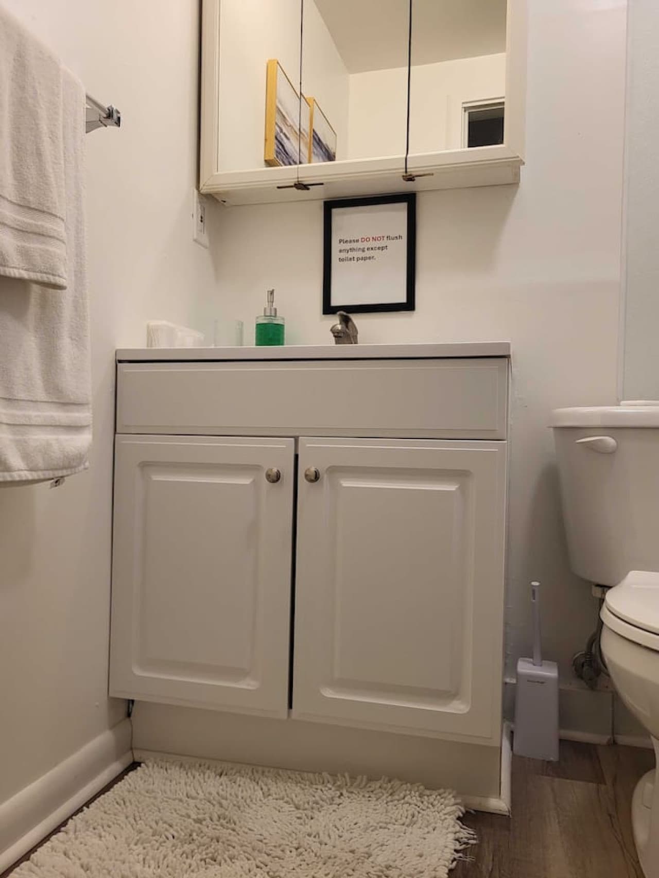 It has all you need to clean up after a long day on the water.