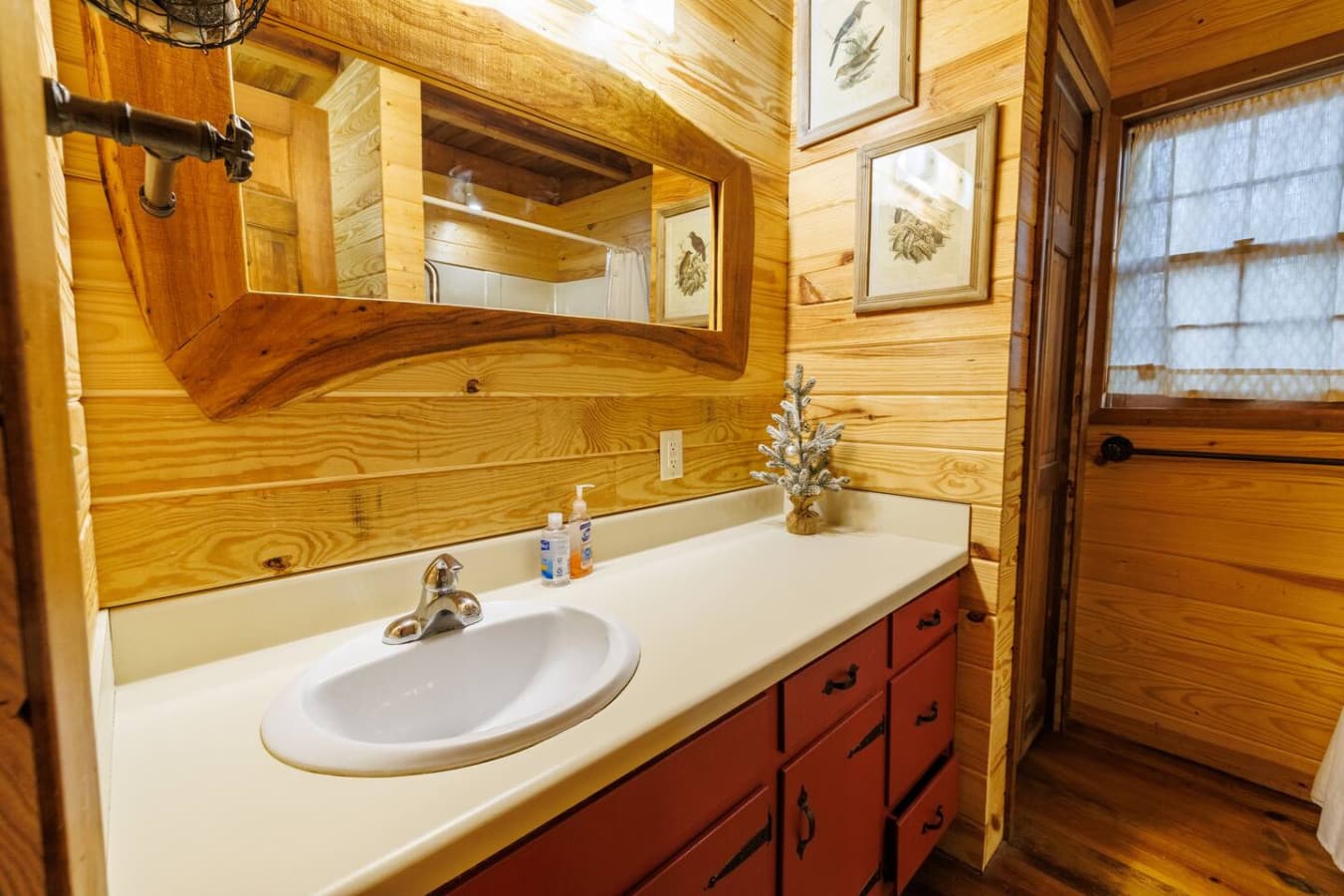 Full bathroom on main floor.