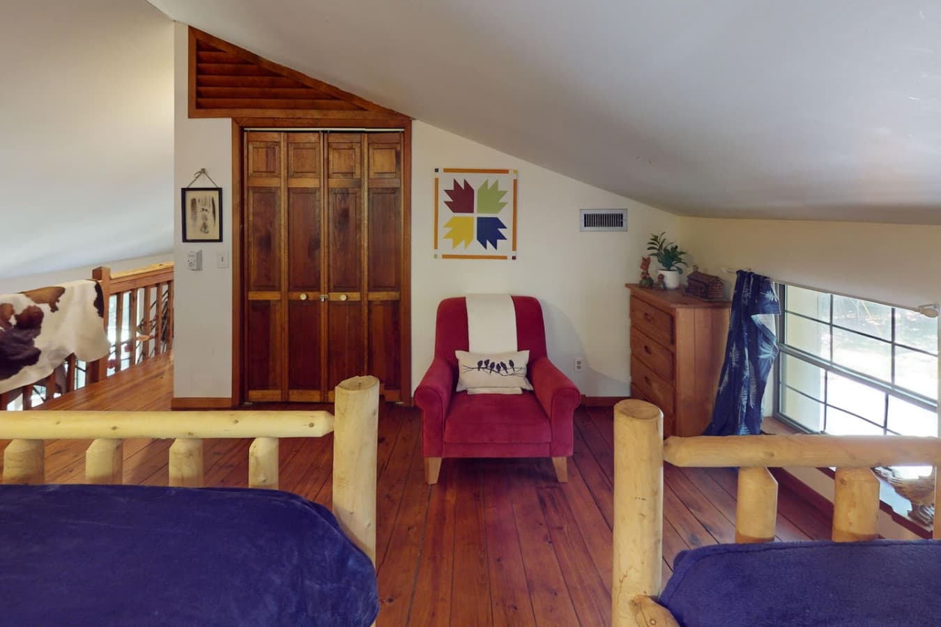 Cozy, private, and full of cabin character.