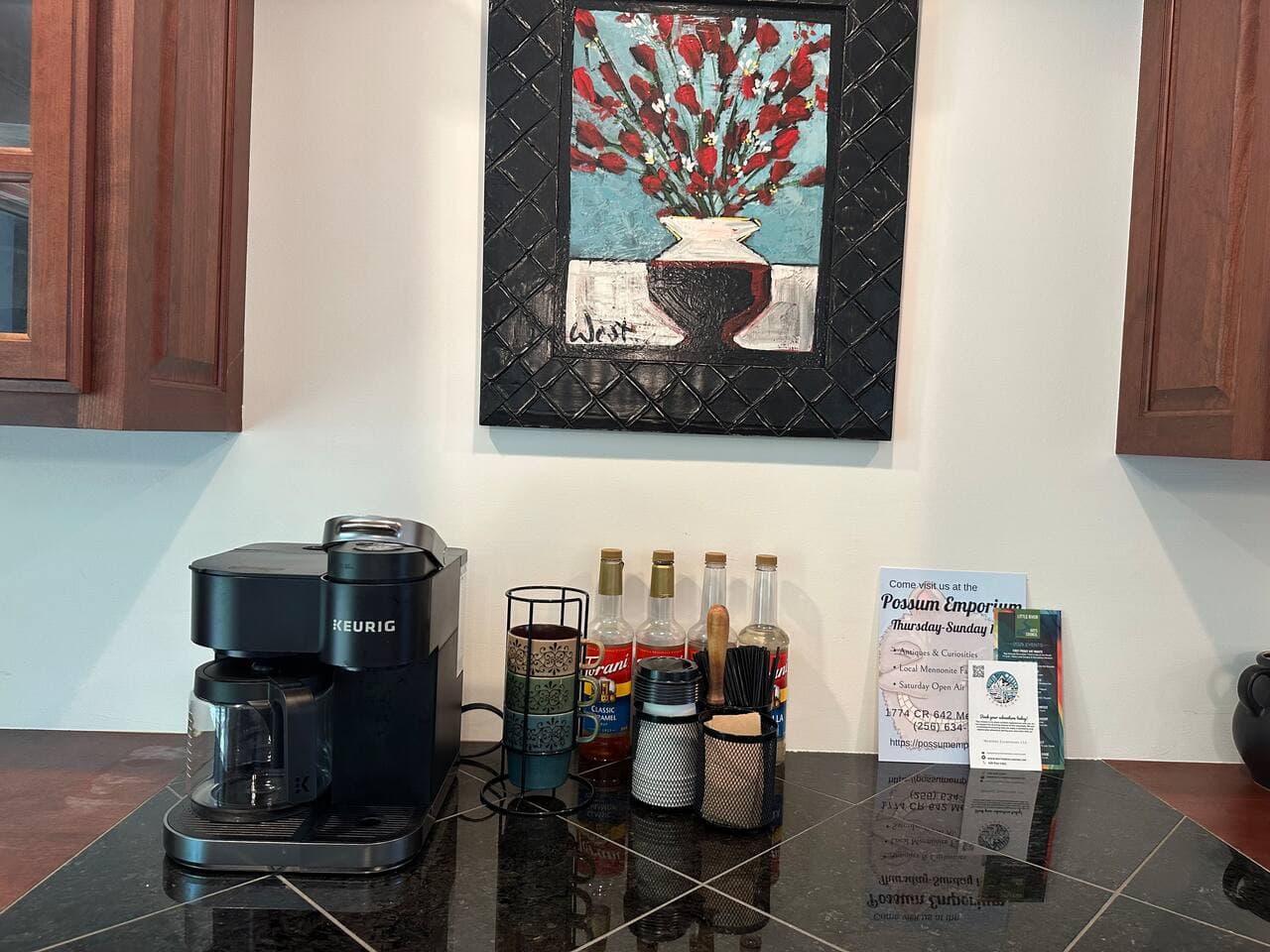 Your space to make that warm and delicious coffee!