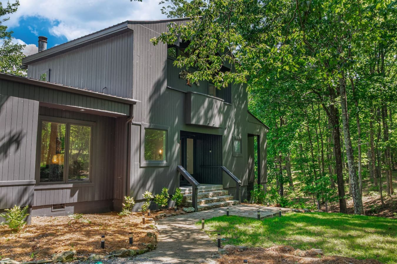 Welcome to Black Bear Ridge—modern mountain style meets rustic charm on Scenic Drive.