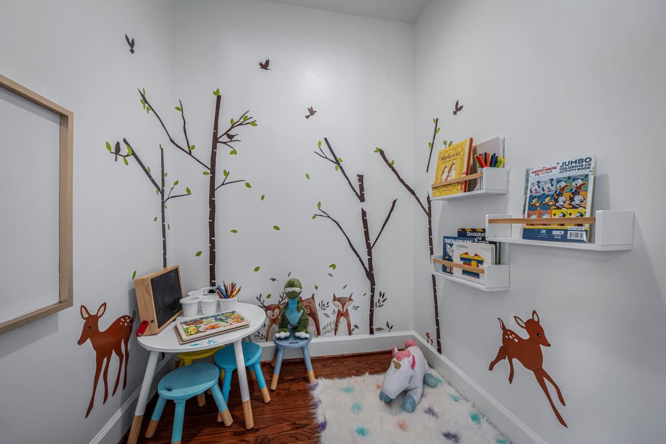 A cheerful corner for little adventurers to imagine, play, and explore indoors.