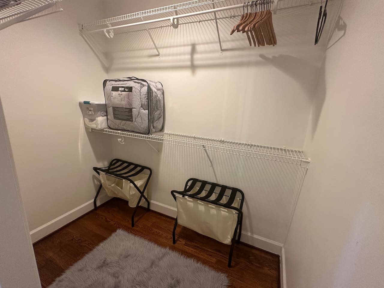 Tucked away and ready when you need it, this space makes long stays effortless and stress-free.