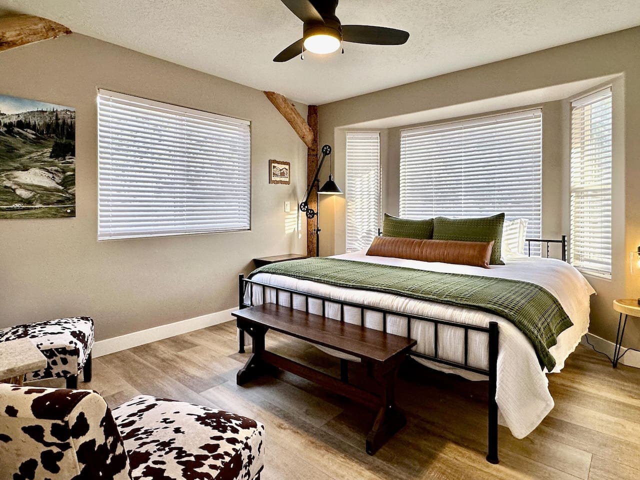 Rule the realm of relaxation with a king bed that commands sleep fit for royalty. Snore loud and proud!