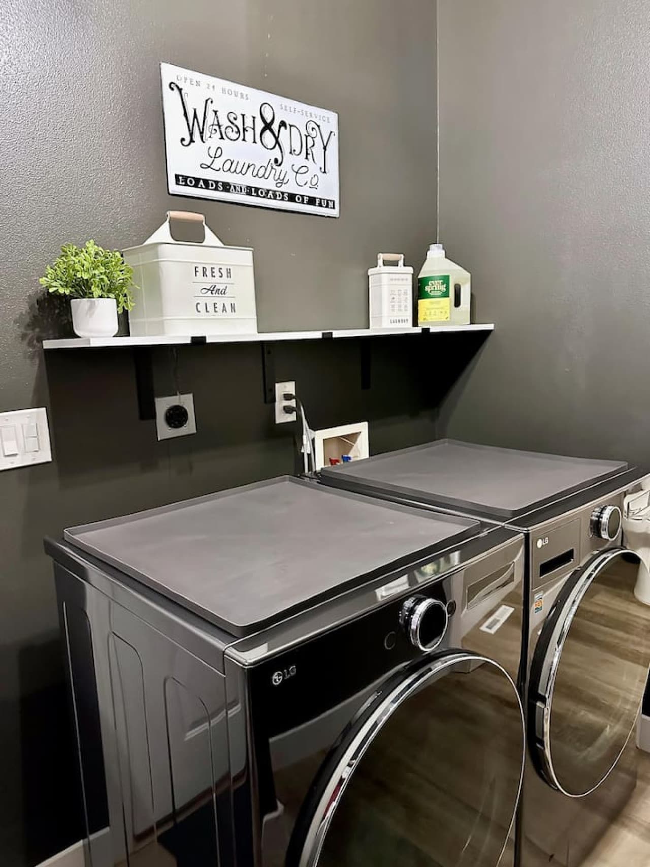 Convenient in-house washer and dryer to take care of all your laundry needs after adventurous days.
