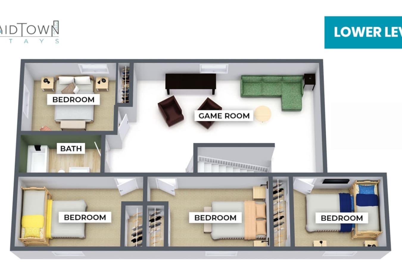 Floor plan of our property so you can visualize the space better!