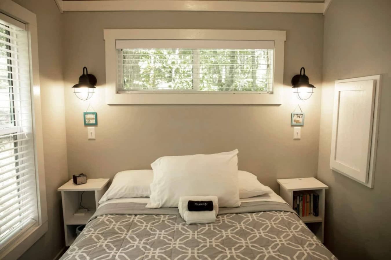 Wake up refreshed in the Master Bedroom with a Queen size bed.
