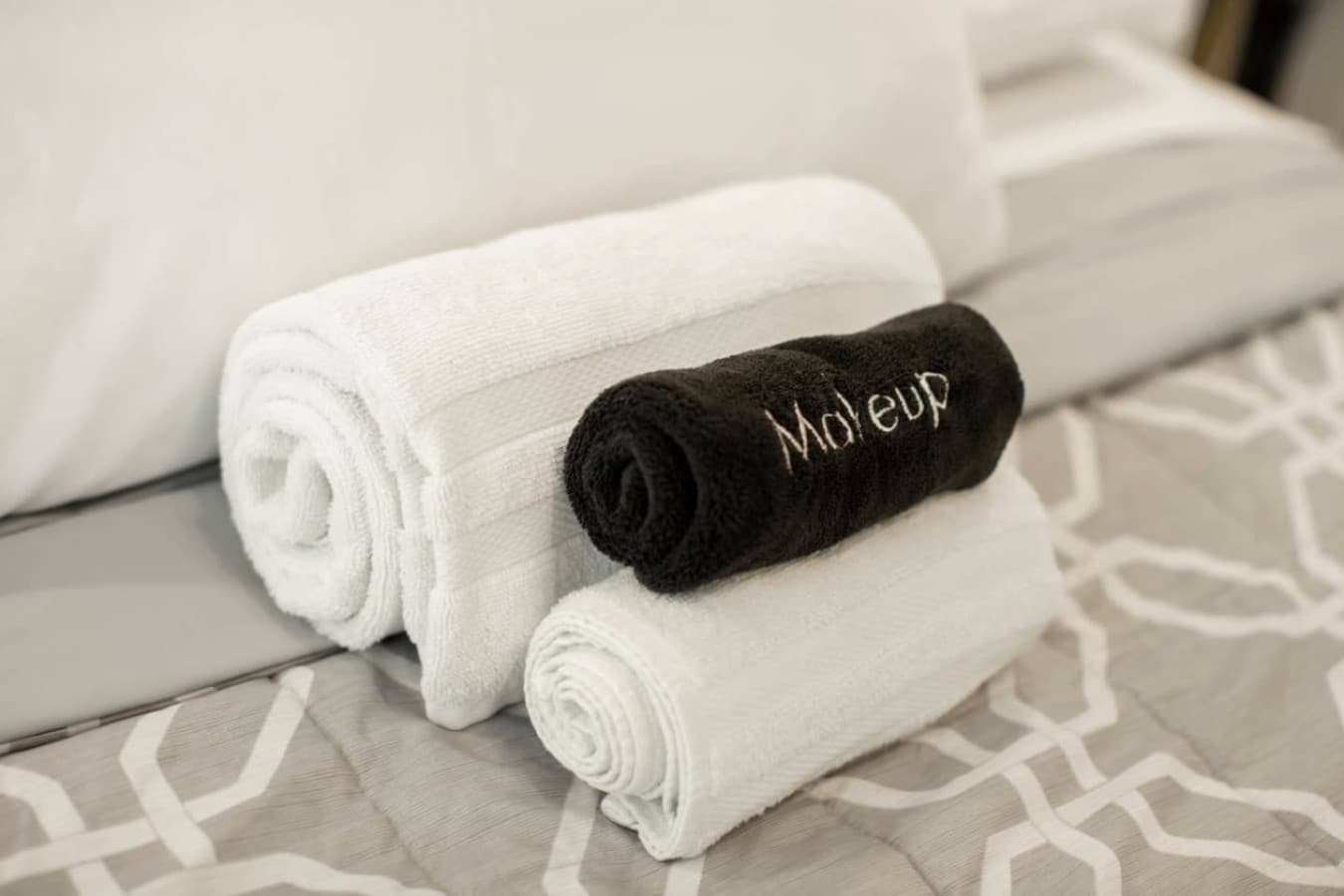 Fresh towels are essential.