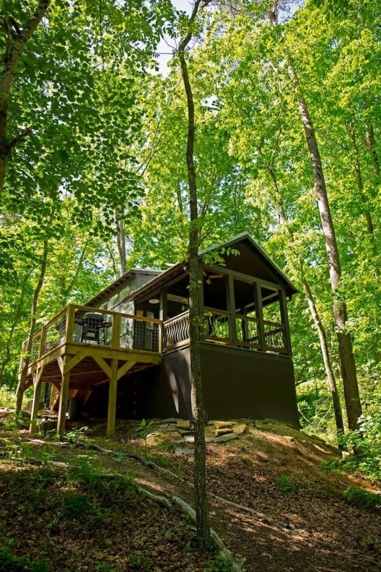 Explore the scenic walking trail along the river for a peaceful nature escape.