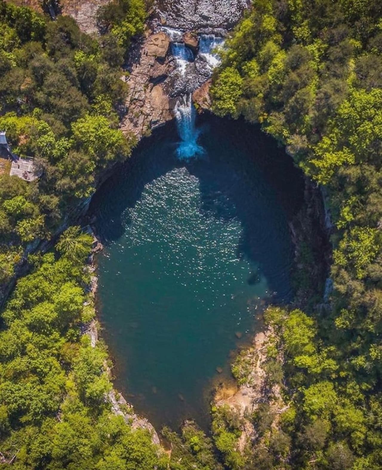 DeSoto Falls! One of Alabama’s most breathtaking waterfalls — a must-see during your stay. This 100-foot cascade drops into a sparkling emerald pool surrounded by forest and rocky cliffs.
